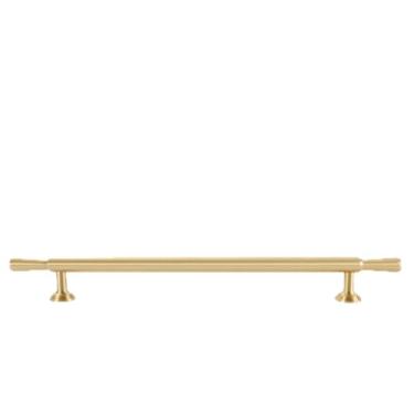 Imagem de Puxadores e alças de armário de cozinha simples e modernos de latão maciço dourado de vários tamanhos Puxadores de gaveta para quarto Puxadores pretos T Bar Armário puxador, C, 1596,224MM