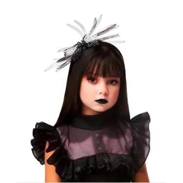 Imagem de Tiara Halloween Patinhas De Aranha pra Menina Com Enfeite De Tule - Fa