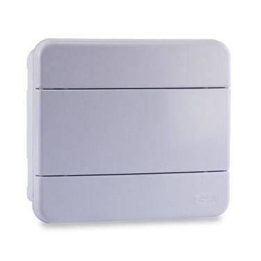 Imagem de Quadro Distribuição Embutir Forceline Branca 8 Disjuntor Din