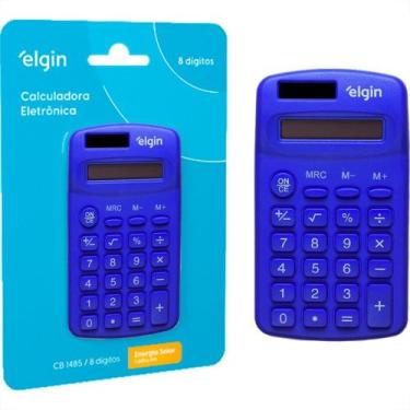 Imagem de Calculadora De Bolso Elgin Cb1485A Azul, Azul