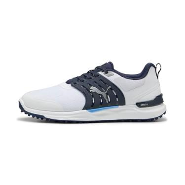 Imagem de PUMA Tênis de golfe masculino Ignite Elevate 2, Puma Azul-marinho branco, 41