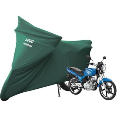 Imagem de Capa Para Proteger Moto DafraSpeed Sob Medida Com Logo - Mz, Verde