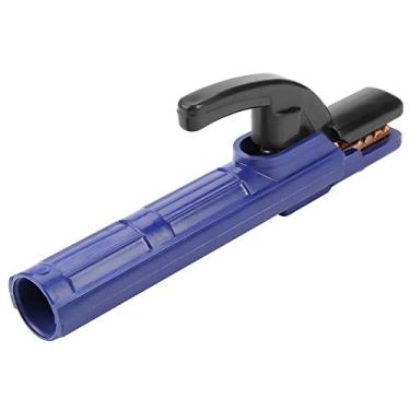 Imagem de 300A Portador de Eletrodo de Cobre, Grampo de Soldagem Isolada Com Design Ergonômico, Alça Azul, para Soldagem