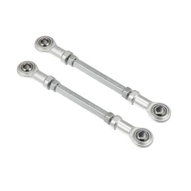 Imagem de REPAIROCK 2 peças de 120 mm de comprimento 8 mm de diâmetro de furo ajustável junta esférica para quadriciclo elétrico 49cc Go Kart acessório coluna de direção suspensão de direção substituição