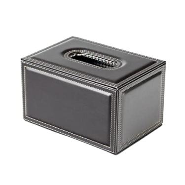 Imagem de Caixa dispensadora de lenços caixa de papel moderna simples moda caixa de papel decoração de casa leve luxo caixa de lenços durável caixa de guardanapo suporte de caixa de lenços (cor: B) (B)