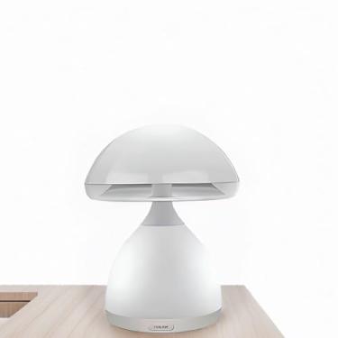 Imagem de Luminária Abajur LED Cogumelo Recarregável 7 Cores com Controle por Toque e 3 Níveis de Luz – Decorativa, Infantil, Luz Noturna para Quarto, Sala, Escritório – USB 1500mAh