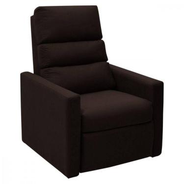 Imagem de Poltrona Do Papai Reclinável Ravena Corano - Star Confort Marrom Escuro