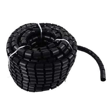 Imagem de FTVOGUE Protetor de Cabo do Tubo de Enrolamento de Arame, Galho de Material de PE, Barragem de Corte, Fácil Uso, Aplicação Ampla, para Gerenciamento de Cabo de de Alimentação do Computador (Dia 42mm