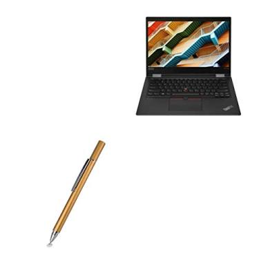 Imagem de BoxWave Caneta Stylus compatível com Lenovo ThinkPad X13 Yoga - Caneta capacitiva FineTouch, caneta Stylus super precisa - champanhe dourado