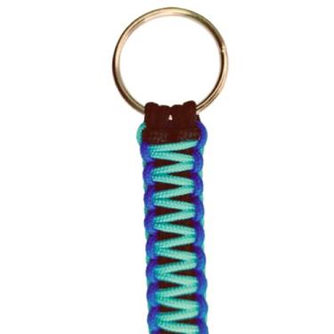 Imagem de Guia Unificada para Pitbull e raças de grande e médio porte. Fabricação própria em corda náutica(AZUL TIFFANY)