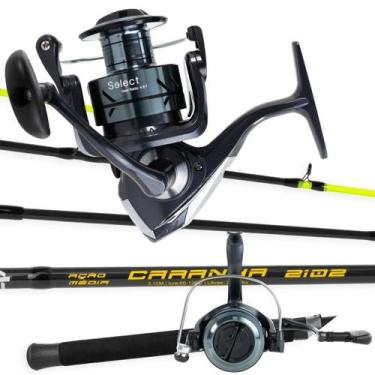 Imagem de Vara de Pesca 2,10m 45lbs + Molinete Select 3 Rolamentos - ALBATROZ, 4