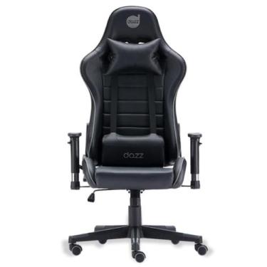 Imagem de Cadeira gamer ergonomica prime-x v2 preto/cinza - dazz, Preto e Cinza