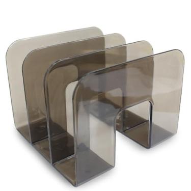 Imagem de Organizador para Escritório e Casa - Porta Livros e Suporte para Livros, Revistas e Documentos, Acabe com a Bagunça na Estante(FUMÊ)