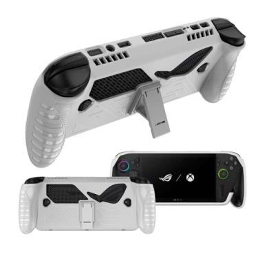 Imagem de Capa para ASUS ROG Xbox Ally X (2025), NOUKAJU Game Console, antiqueda, anti-arranhões, à prova de choque, capa protetora de silicone para console de videogame portátil ASUS ROG Xbox Ally (branca)