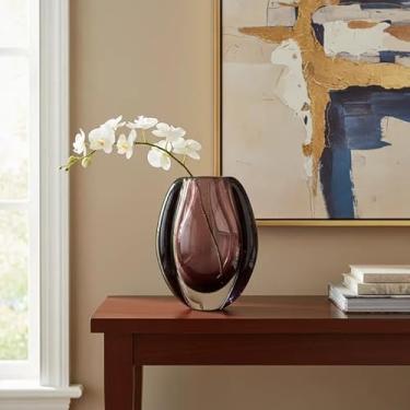 Imagem de Vaso Grande Em Murano Para Decoração De Sala Com 23cm, Murano Decorativo, Centro de Mesa, Decoração Estante Rack e diversos ambientes.
