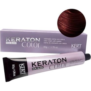 Imagem de Keraton Coloração Color Dual Block 50 G Nº 4.65 Castanho Médio Vermelho Acajú