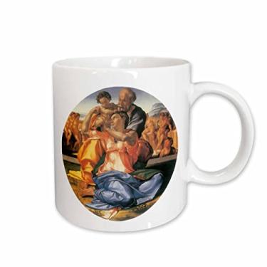 Imagem de 3dRose Caneca The Doni to-do por Michelangelo Buonarroti, 445 ml, cerâmica