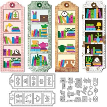 Imagem de DELORIGIN Marcadores de livro, estantes, etiquetas, corte, aço carbono, estêncil, cartão de bênção, scrapbook, gravação em relevo, matrizes para decoração de álbum de cartões de aniversário