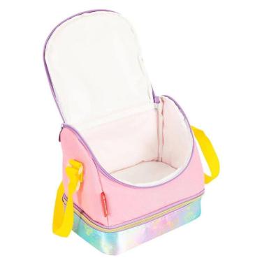 Imagem de Lancheira Grande 2 Compartimentos Gabby Party Room Colorido