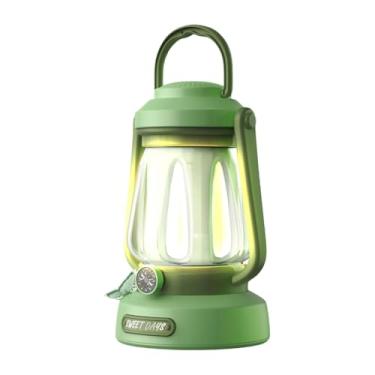 Imagem de RNXRZANK Lanterna de Acampamento, Luz de Emergência com Brilho Ajustável, Lâmpada de LED para Camping, Ideal para Piqueniques, Pesca, Jardinagem E Mochilão, Verde