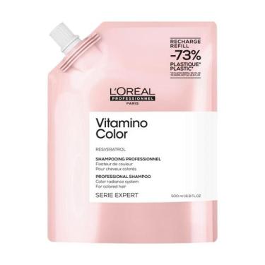 Imagem de Shampoo vitamino color resveratrol refil 500 ml - LOREAL