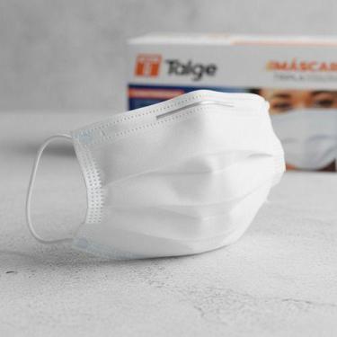 Imagem de Máscara Cirúrgica Tripla 3 Camadas Com Elástico Talge