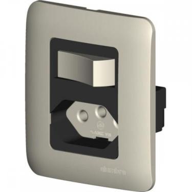 Imagem de Sistema Alumbra Bege (1 Simples + Tomada 10A) 4229