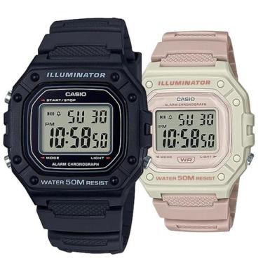 Imagem de Kit 2 Relógios de Pulso Casio Moderno Esportivo Feminino Masculino Pro