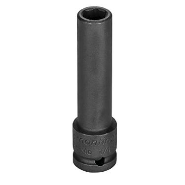 Imagem de Soquete de impacto sextavado longo em aço cromo molibdênio 4 mm - Encaixe 1/4''
