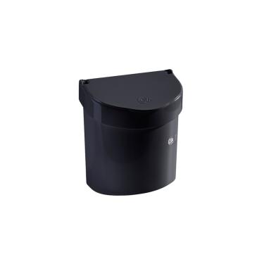 Imagem de Lixeira para Pia Coza Glass 2,7 L - 20,3 x 14,6 x 21,3 cm Preto