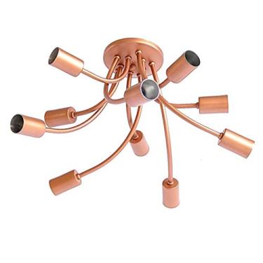 Imagem de Plafon Aranha Emalustres Cobre 10 lamp