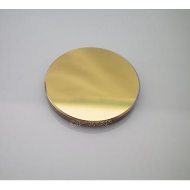 Imagem de QH Si Espelho reflexivo banhado a ouro para máquina a laser CO2 com diâmetro 19 mm de espessura 3 mm