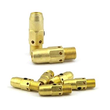 Imagem de WeldingCity 5 unidades de difusor de gás 54A para pistolas de solda Lincoln Magnum 200-400 Tweco No.2-No.4 MIG