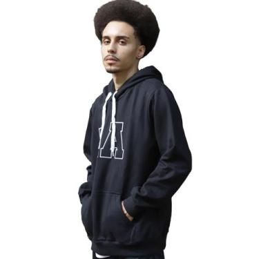 Imagem de Blusa Moletom Masculina M10 Dunk LA, Preto,  G