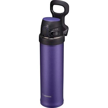 Imagem de Zojirushi SM-QHE60VK, Caneca de aço inoxidável Flip-and-Go, 590 ml, roxo crepúsculo