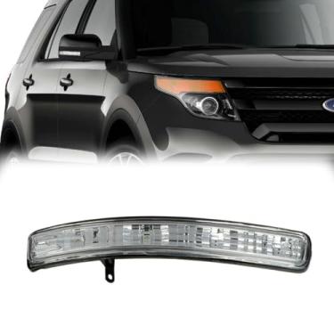 Imagem de Lâmpada piscante para espelho frontal Explorer para Ford Explorer 2011-2019 retrovisor de porta BB5Z-13B374-A/3B375-A (lado direito (passageiro)