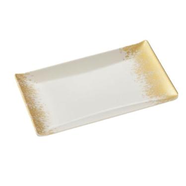 Imagem de Prato retangular de restaurante de churrasco, prato lateral de restaurante de imitação de porcelana -9615