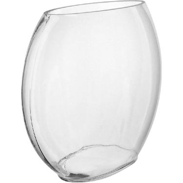 Imagem de VASO DECORATIVO ENFEITE CASA REDONDO HOME&CO VIDRO 33x42x15cm TRANSPARENTE