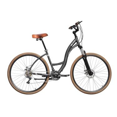 Imagem de Bicicleta BLITZ Aro 29 Comodo Urbana Full Shimano 21v Freio à Disco, Quadro Leve, Câmbio Suave, Rodas Resistentes, Design Moderno, Ideal para Passeios e Deslocamentos Diários (Preto Fosco, 18)