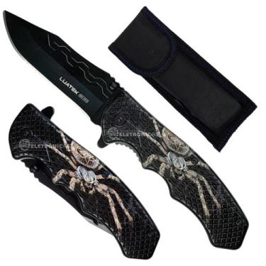 Imagem de Canivete Semiautomático com Lâmina 9cm e Design Compacto para Uso Prol