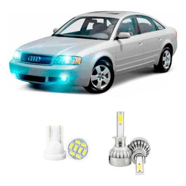 Imagem de Lampada Led Farol Alto Audi A6 2002 A 2004 20000lm - V10, Branco