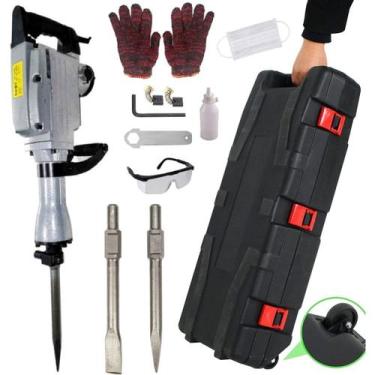 Imagem de Martelete Demolidor Impacto Rompedor 110v 85 Joules 1900 RPM 2200 Watt