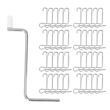 Imagem de Xcello Kit de ferramentas de tensionamento de fio de cerca de aço inoxidável 304 durável, 41 peças de fixação de arame farpado à prova de ferrugem com alça