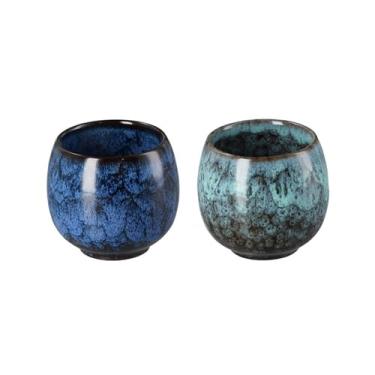 Imagem de Xícara de chá de cerâmica chinesa 105 g Conjunto de chá tradicional Kung Fu Xícaras de chá de cerâmica sem alça Xícara de chá pequena para chá, café, vinho e bebidas