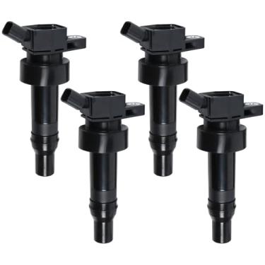 Imagem de YOMALL Pacote de bobinas de ignição UF652 de 4 peças serve para 2012-2022 Accent, 2012-2017 Veloster, 2012-2019 Rio, 2012-2019 Soul 1.6L, peças de reposição