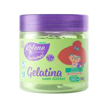 Imagem de Gelatina Capilar Kolene Cachinhos com Glitter 500g