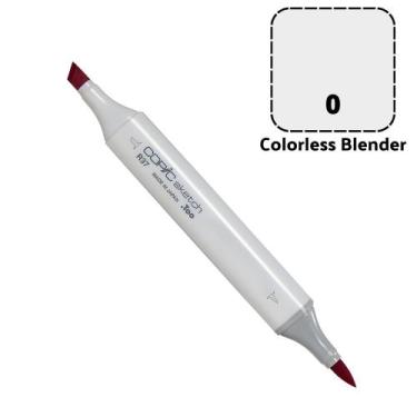 Imagem de Caneta Marcador Copic Sketch Ponta Dupla Cor Colorless Blender