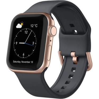 Imagem de Huoguo compatível com pulseiras Apple Watch 45 mm 44 mm 42 mm, pulseir