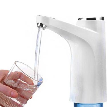 Imagem de Bomba de Água Automática USB Recarregável Portátil Ideal para Galões d