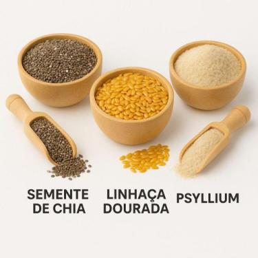 Imagem de Mix de Linhaça, Chia e Psyllium 100% Natural 300 Gramas - Smactudo